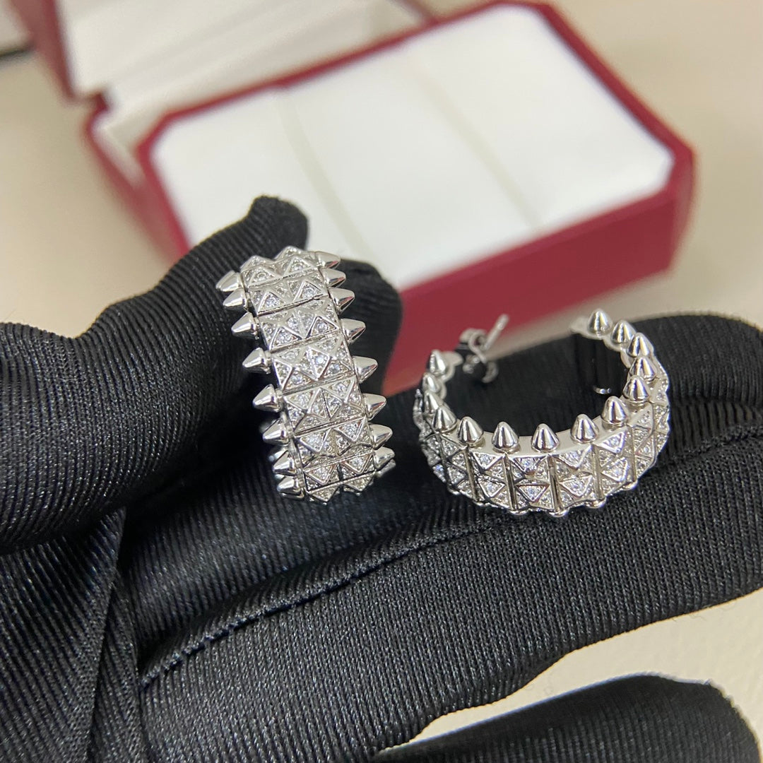 Cartier Earrings Clash de Cartier Hoop Diamond Earrings