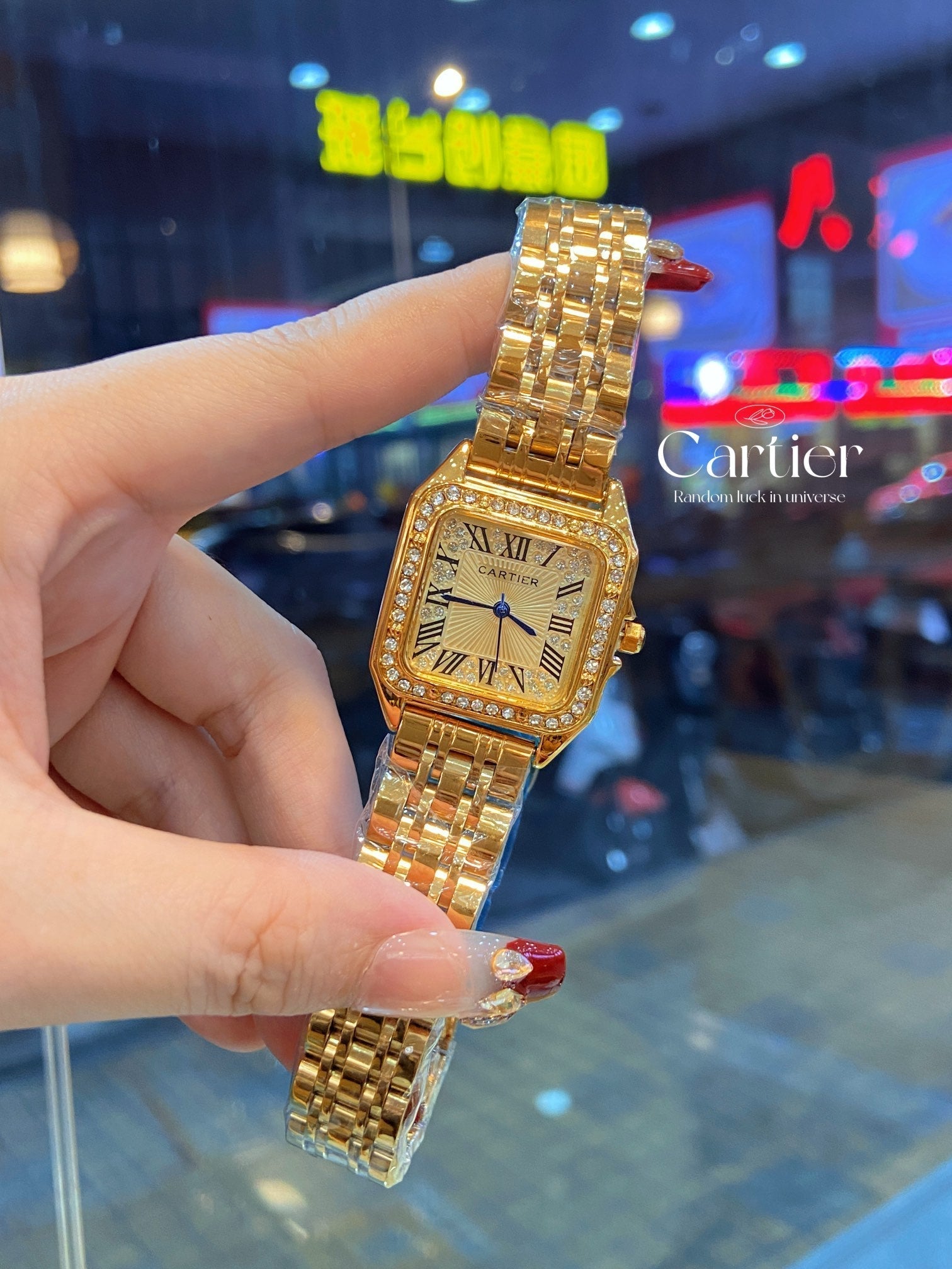 Cartier Lux Cartier Panter Gold Watch