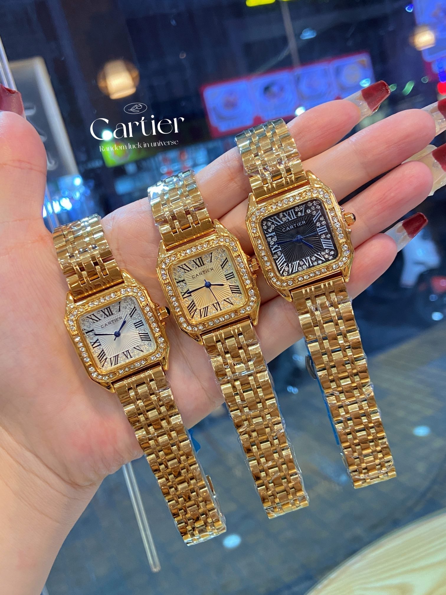 Cartier Lux Cartier Panter Gold Watch