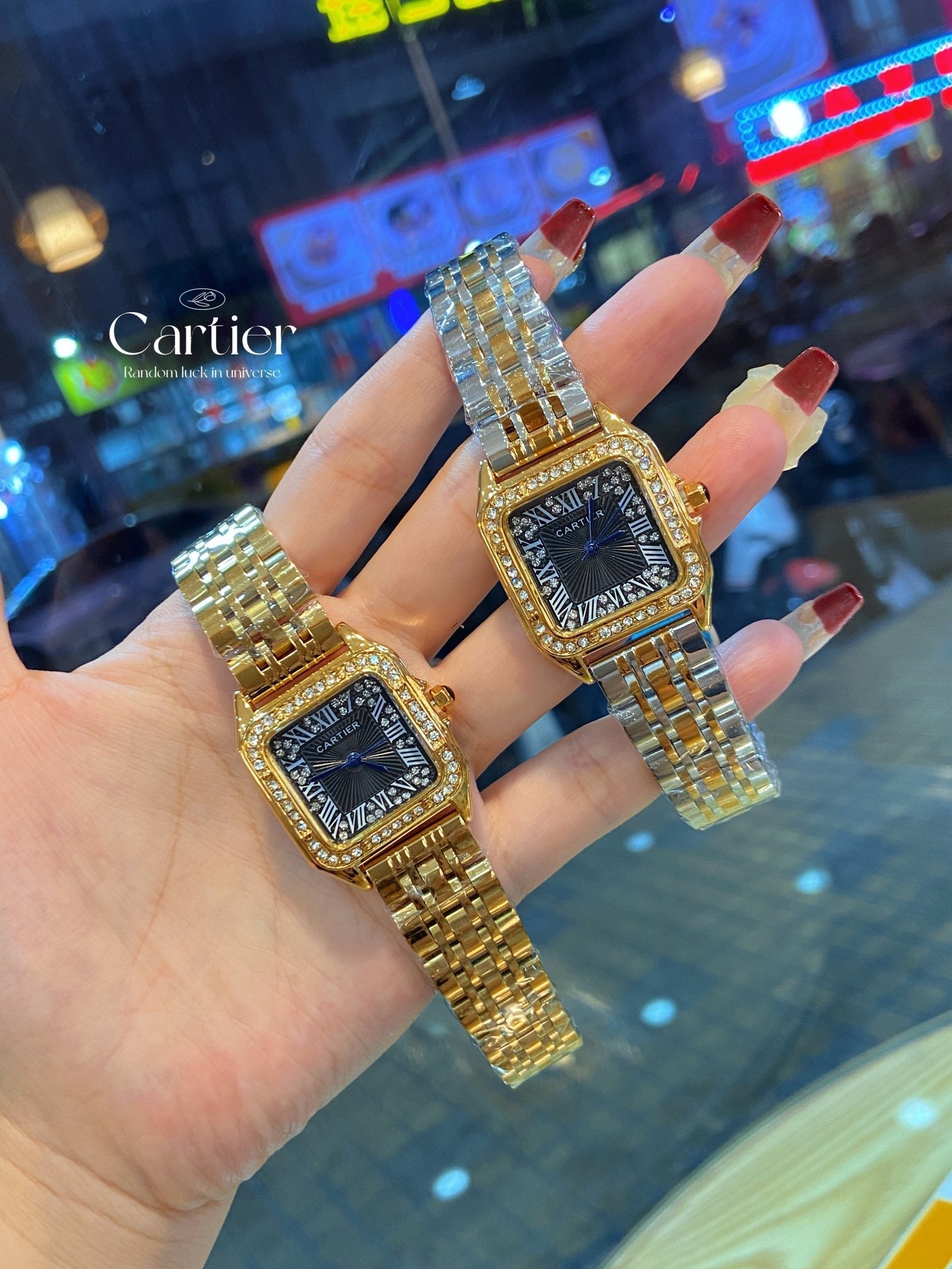 Cartier Lux Cartier Panter Gold Watch