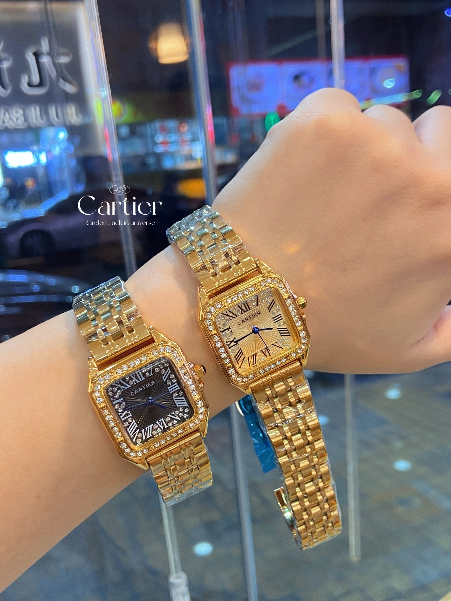 Cartier Lux Cartier Panter Gold Watch