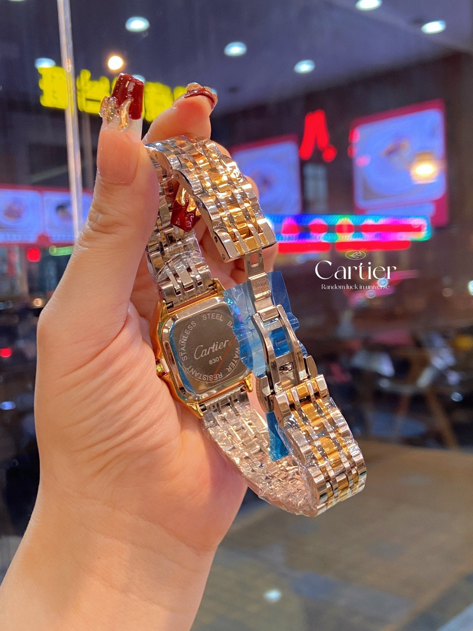 Cartier Lux Cartier Panter Gold Watch