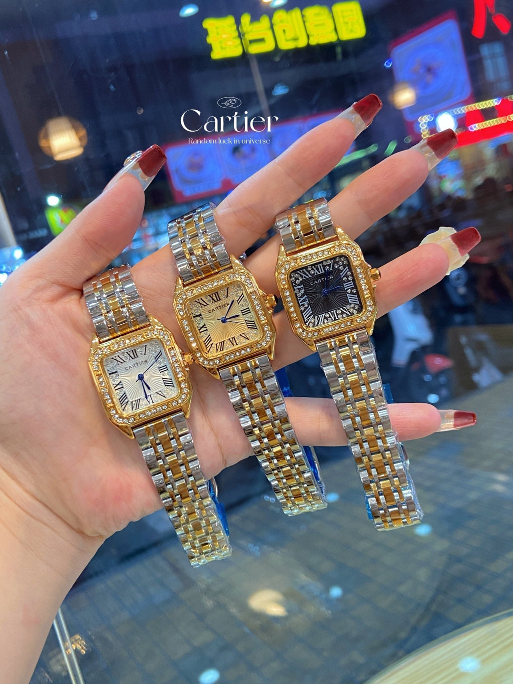 Cartier Lux Cartier Panter Gold Watch