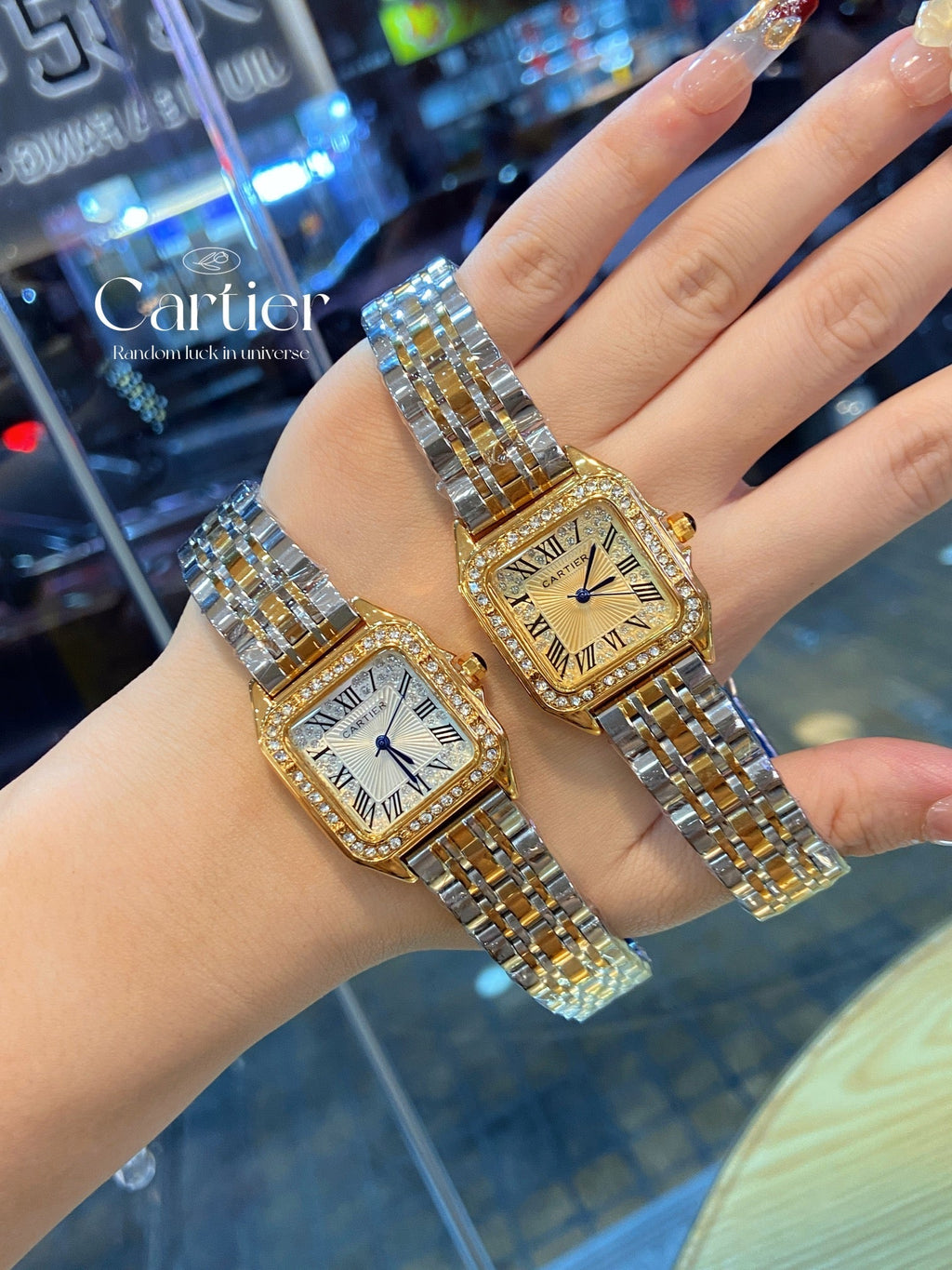 Cartier Lux Cartier Panter Gold Watch